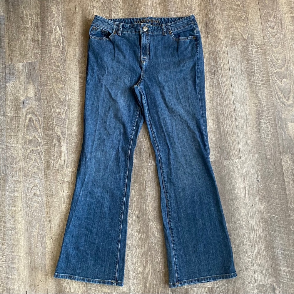 Lands End Women’s Boot cut Jeans Size 12